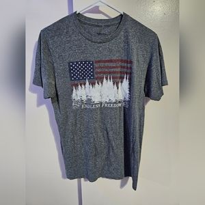 Sonoma Men's Small Patriotic "Endless Freedom" Graphic T-Shirt